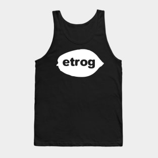 Ertog אֶתְרוֹג citron fruit in horizontal white Tank Top